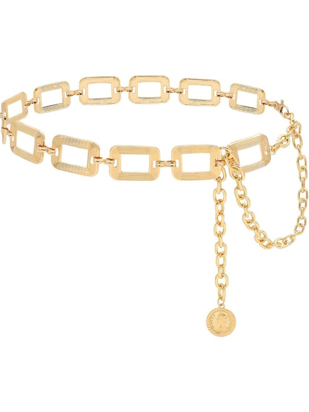 Chunky Metal Chain Waist Belt for Women - Stylish Link Belt for Any Outfit